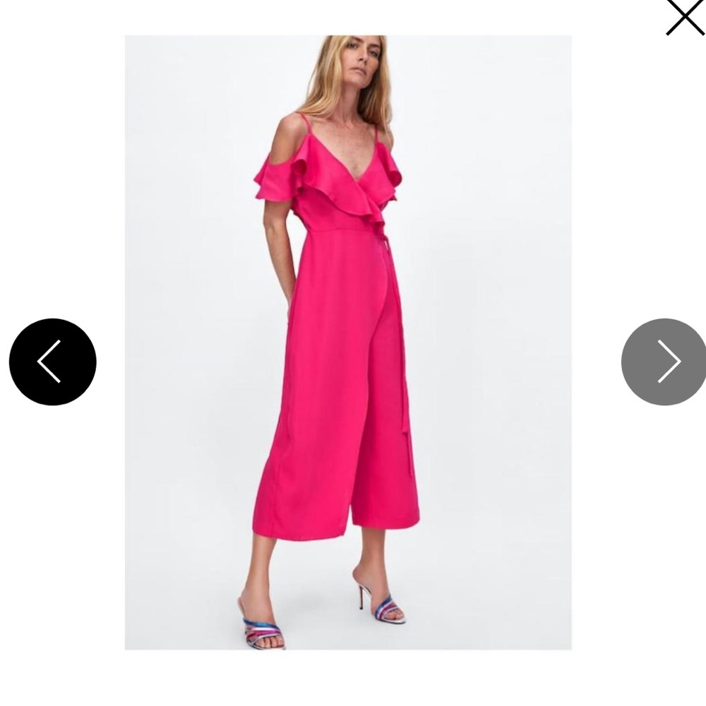 Zara pink jumpsuit